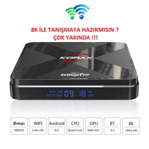 KORAX  ERA 8K SMART TV BOX