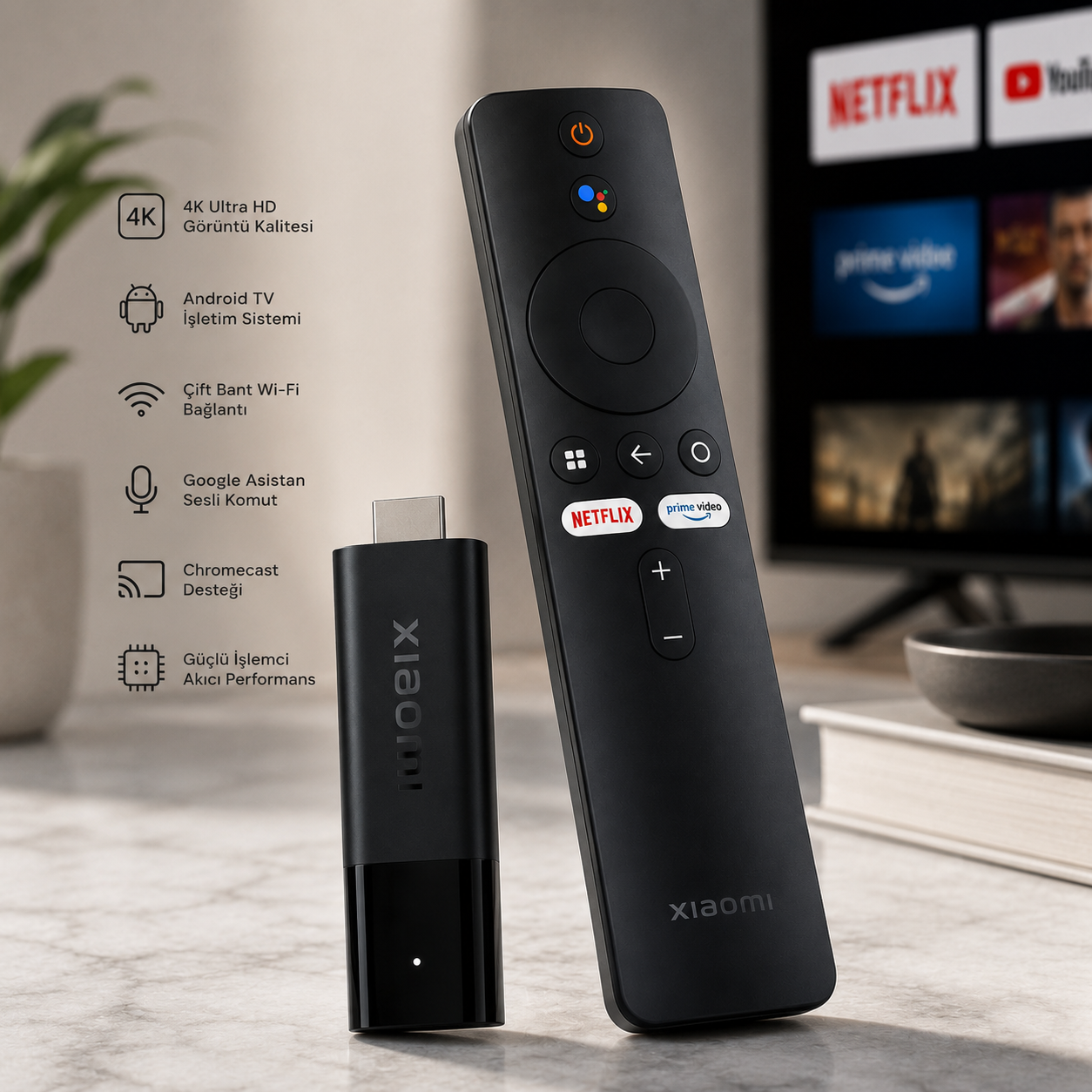 Xiaomi Mi TV Stick 4K Android Box - Görsel 5