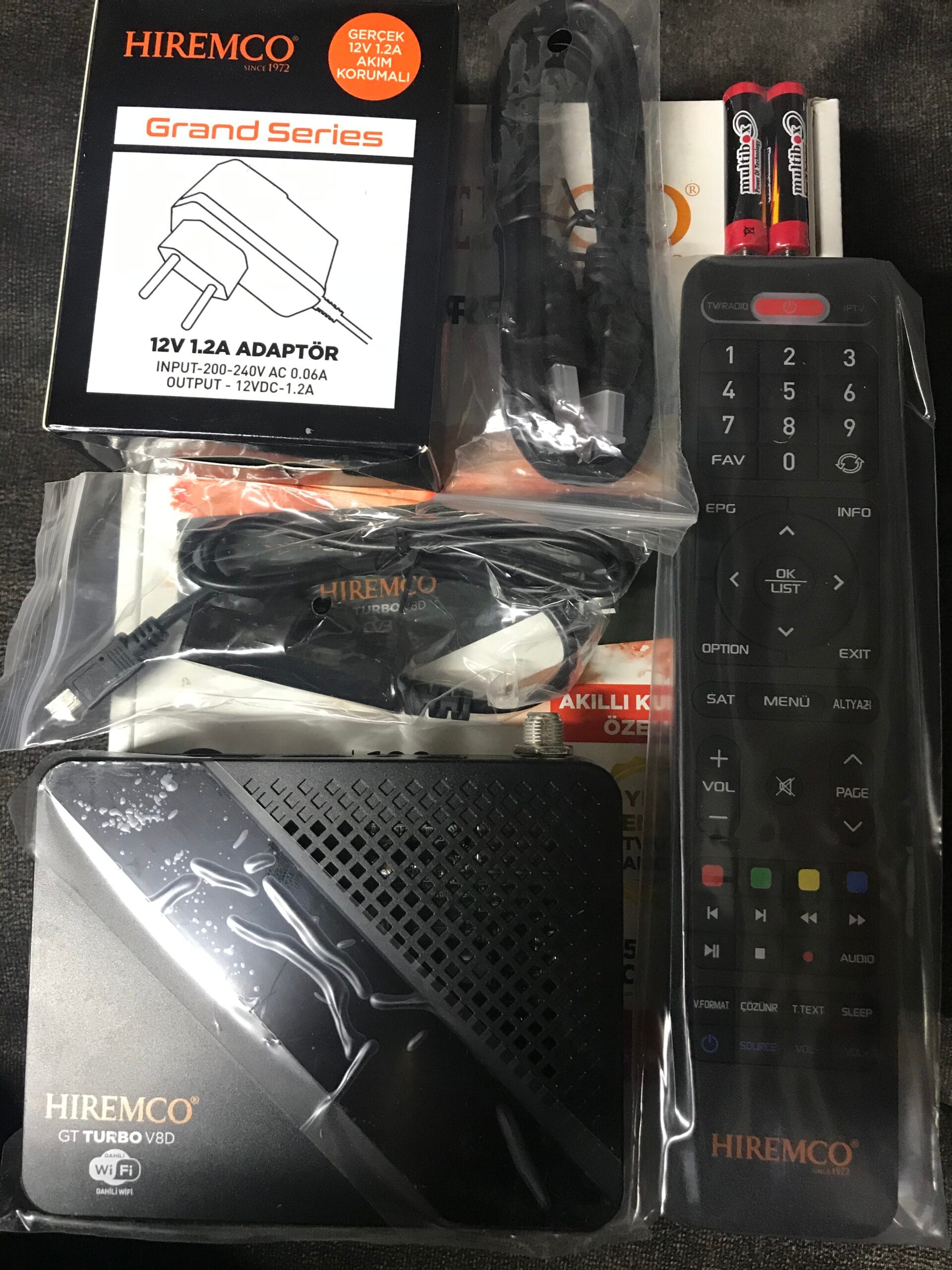 Hiremco Dahili Wifi Turbo V8D + Uydu Cihazı - Görsel 3