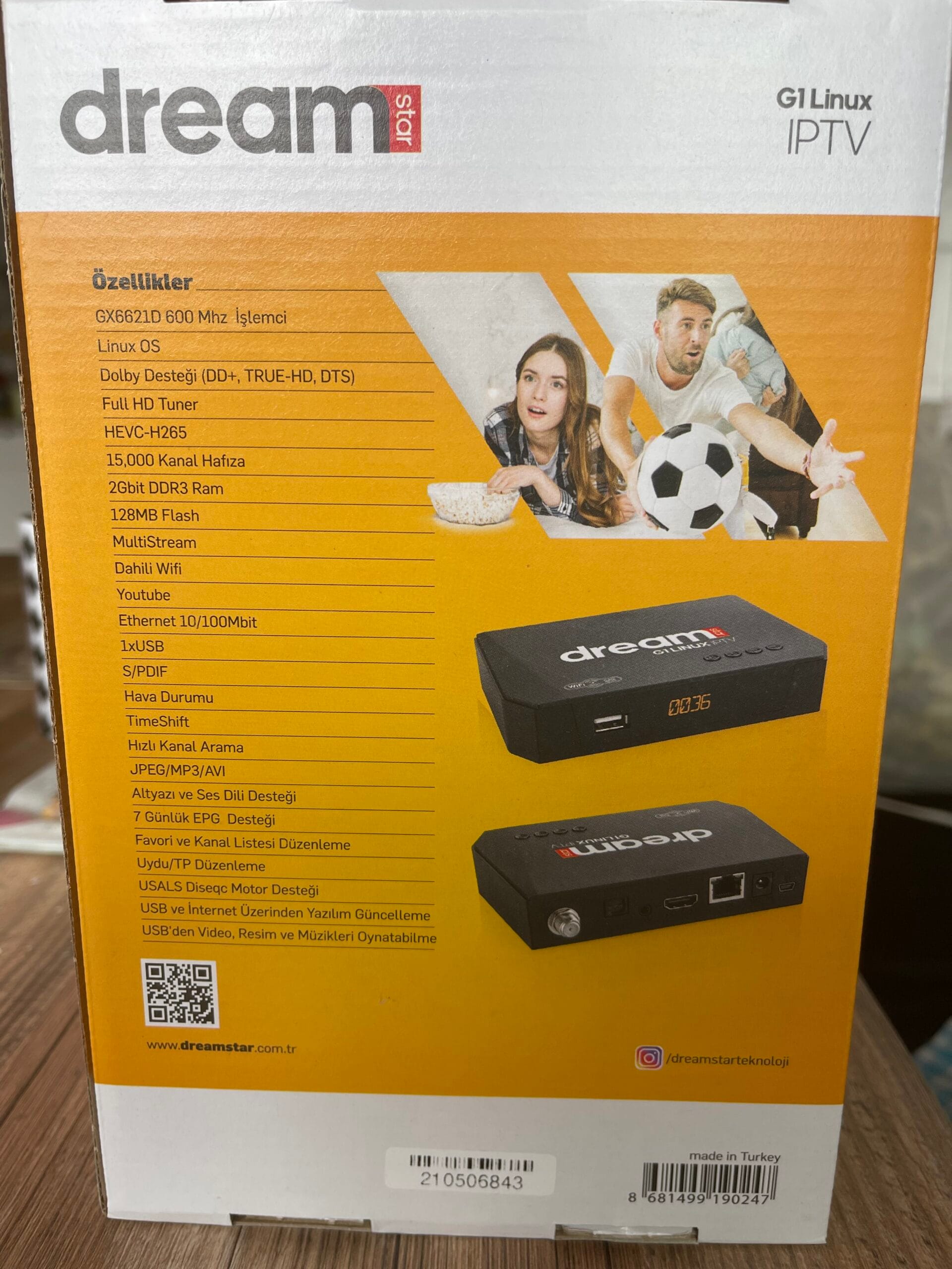 Dreamstar G1 Linux Uydu Alıcı 2021 - Görsel 4