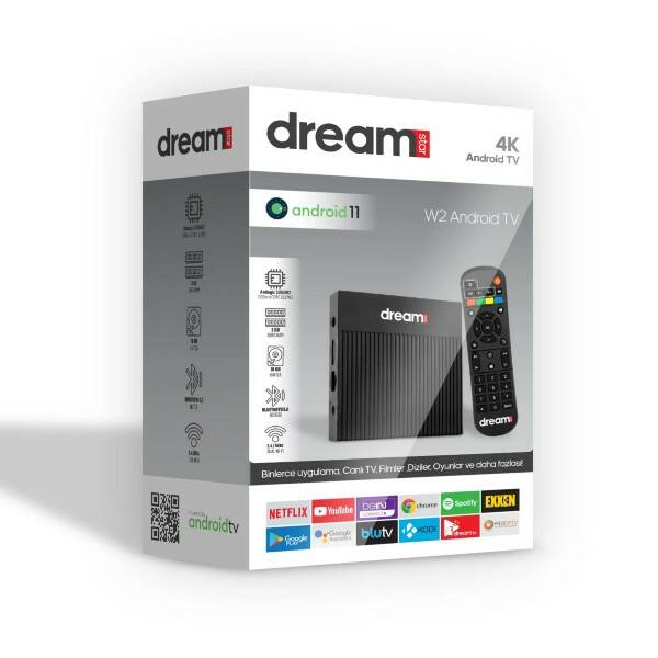 Dreamstar w2 Android 11 Türkiyede İlk