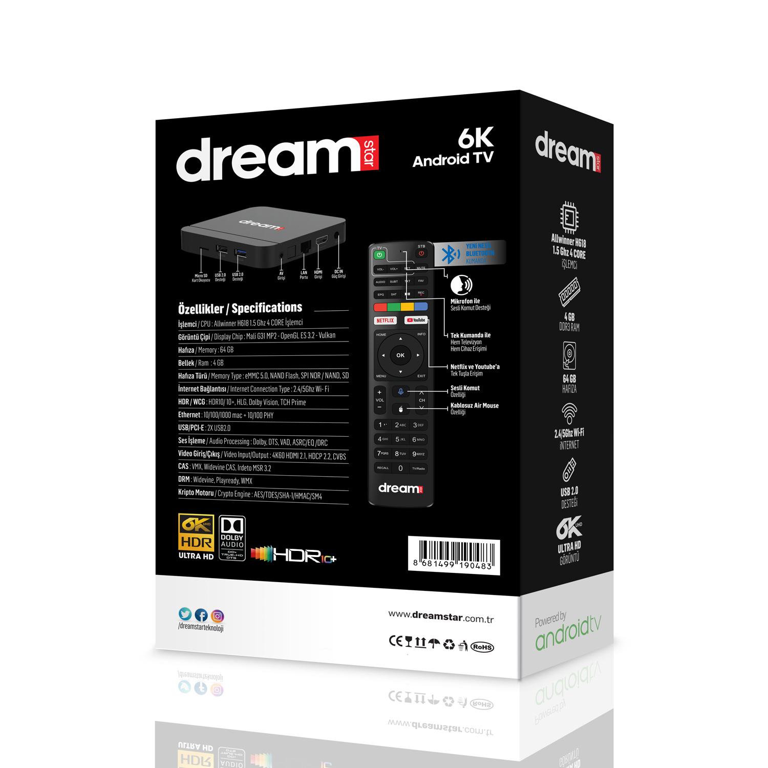 Dreamstar i6 6K Android 12 - Görsel 4