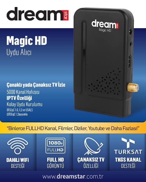Dreamstar Magic Hd Uydu Alıcı