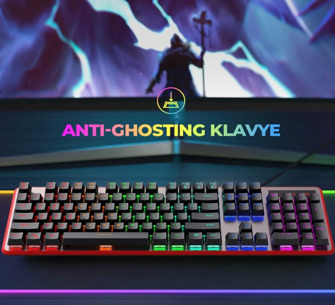 HAVİT GAMENOTE KB870l Rgb Backlit Gaming mekanik klavye - Görsel 3