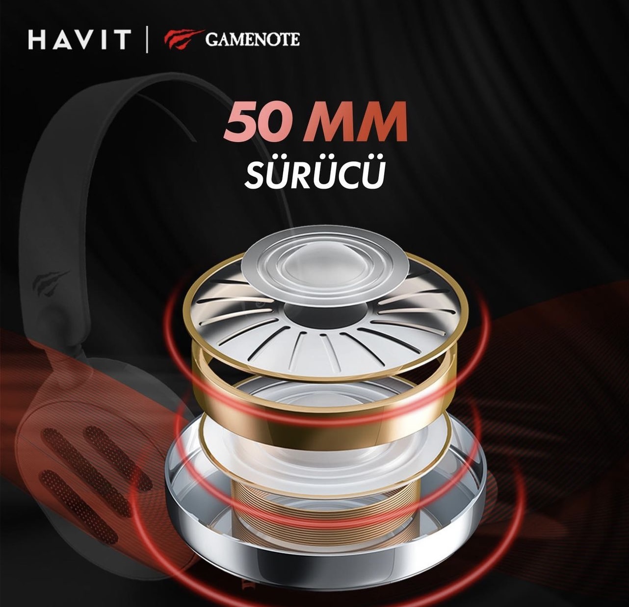 HAVIT GAMENOTE H2038U Rgb 7.1 Usb MİKROFONLU OYUNCU KULAKLIĞI.. - Görsel 2