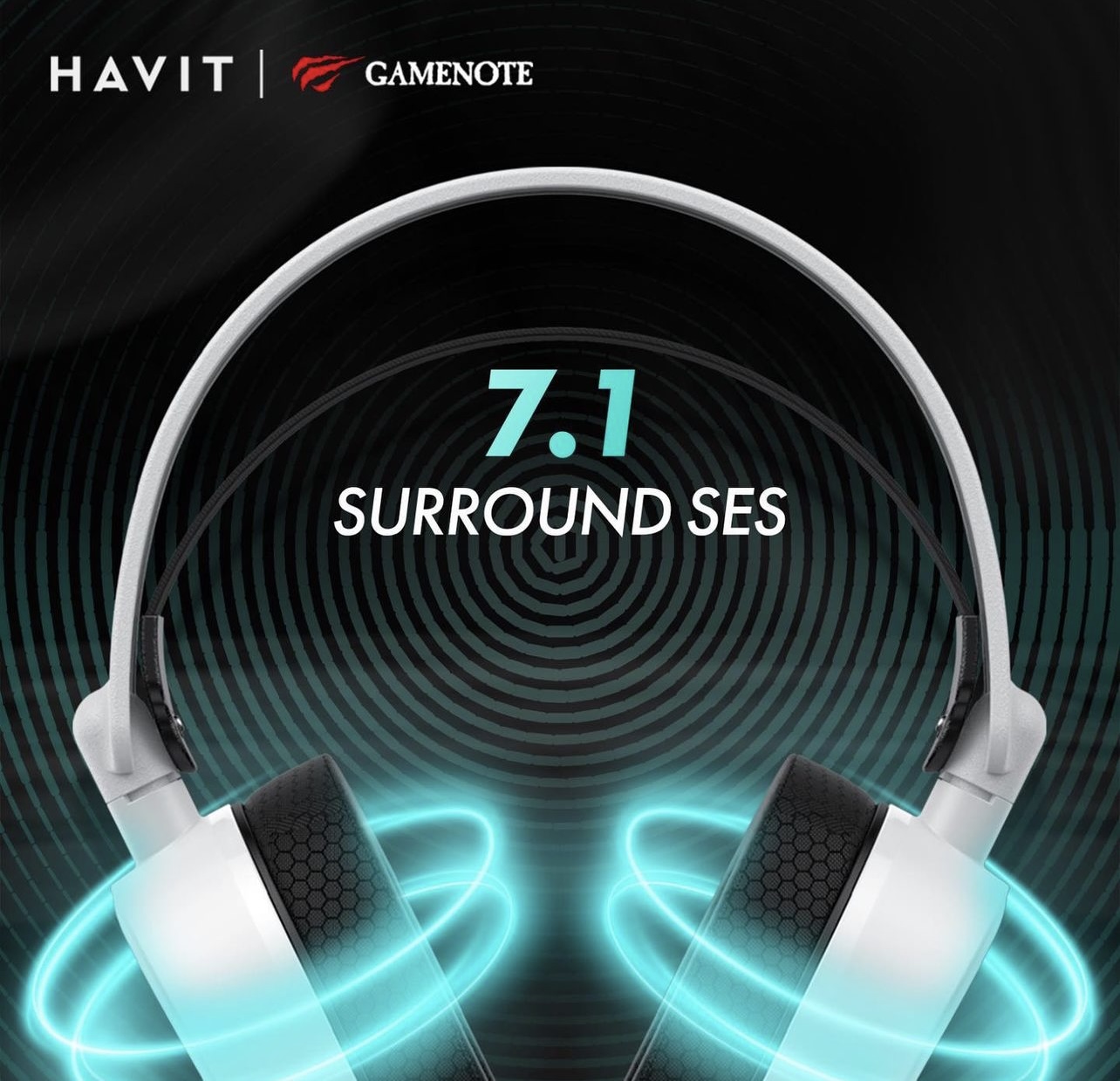 HAVIT GAMENOTE H2038U Rgb 7.1 Usb MİKROFONLU OYUNCU KULAKLIĞI.. - Görsel 4
