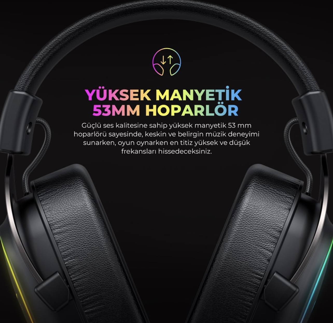 HAVİT GAMENOTE H2002p Rgb 7.1 Usb Mikrofonlu Siyah Gaming Oyuncu Kulaklığı - Görsel 4