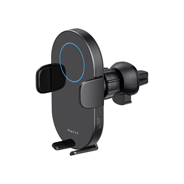 HAVİT W3018 WIRELESS SİYAH ARAÇ HIZLI ŞARJ CİHAZI TELEFON TUTACAĞI - Görsel 5