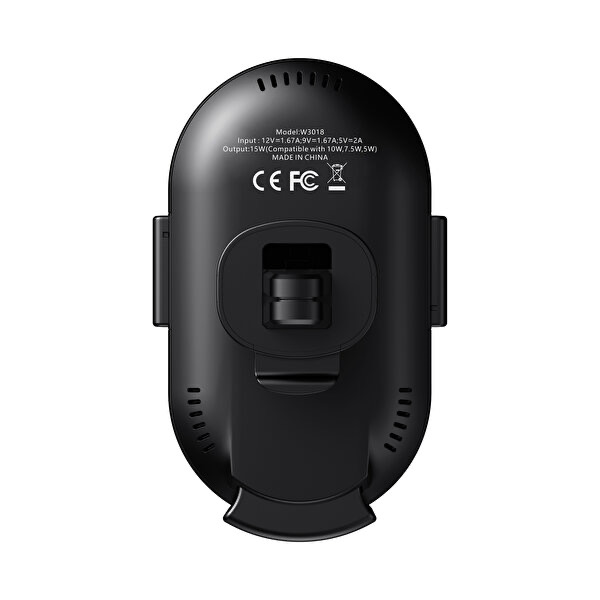 HAVİT W3018 WIRELESS SİYAH ARAÇ HIZLI ŞARJ CİHAZI TELEFON TUTACAĞI - Görsel 3