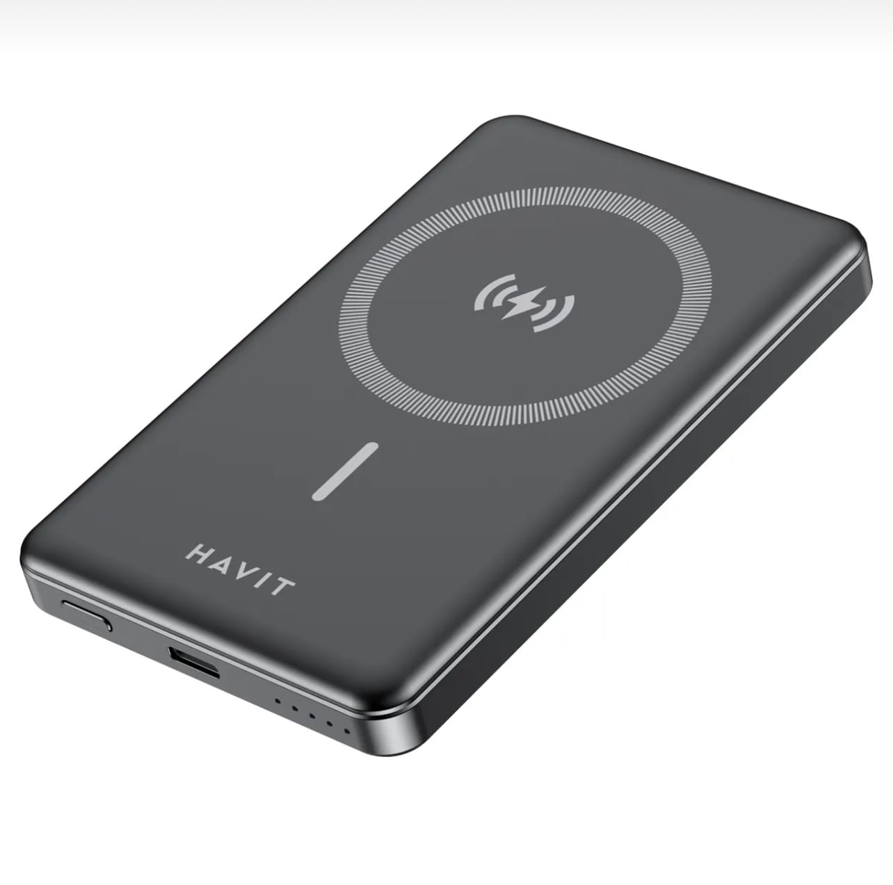 HAVİT 10000mAh Magsafe Manyetik Kablosuz Powerbank Ultra ince 20W, Iphone uyumlu - Görsel 7