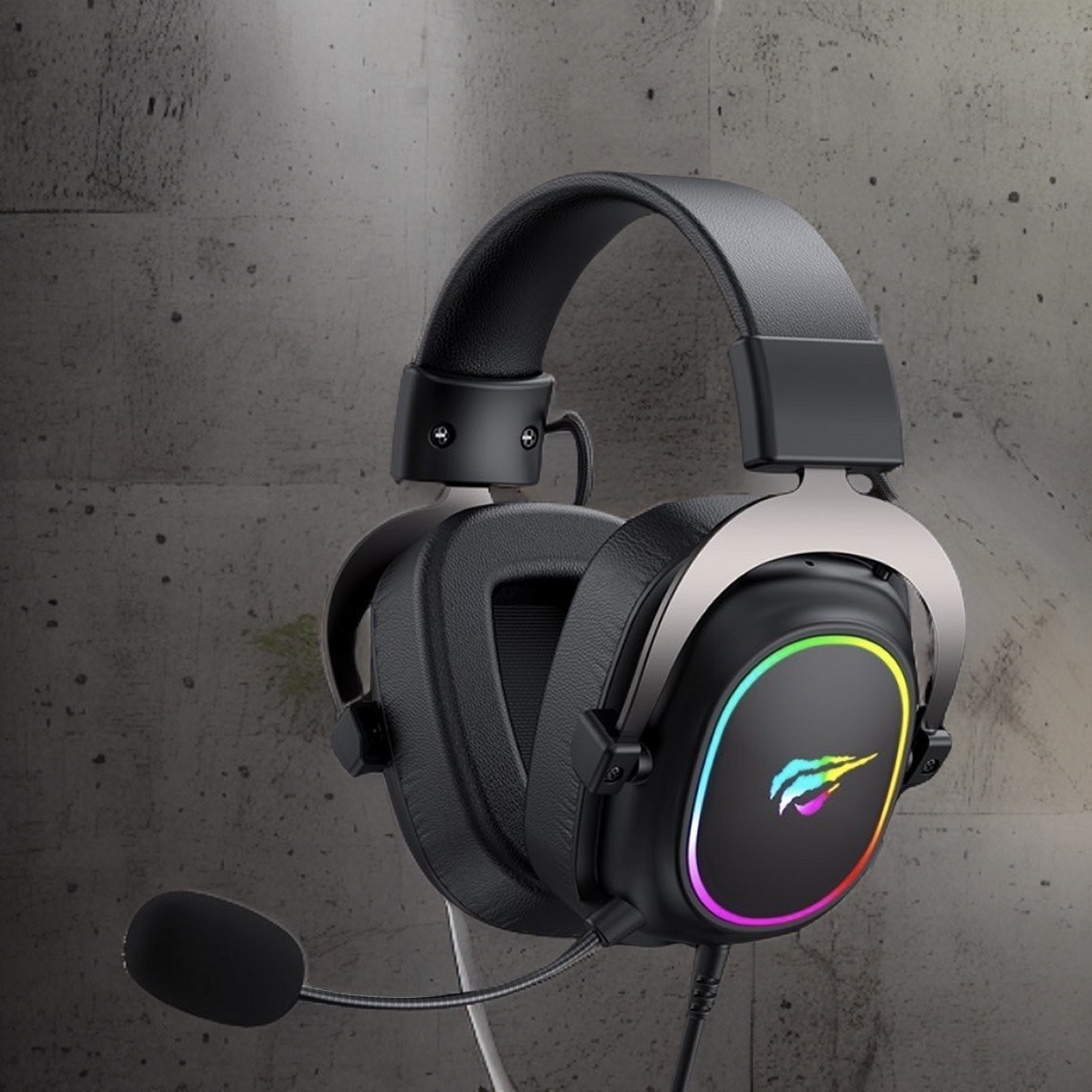 HAVİT GAMENOTE H2002p Rgb 7.1 Usb Mikrofonlu Siyah Gaming Oyuncu Kulaklığı