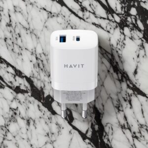 HAVIT UC230 Hızlı Şarj Adaptörü Type-C ve USB QC3.0