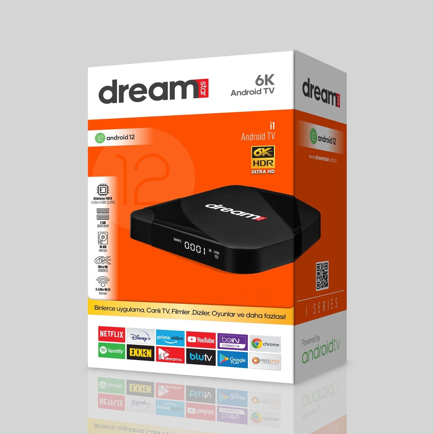 Dreamstar İ1 6K Android Tv Box - Görsel 2