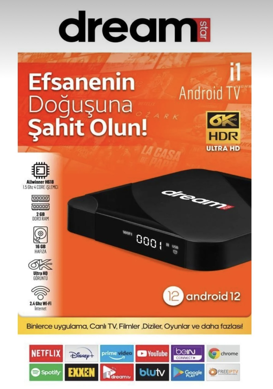 Dreamstar İ1 6K Android Tv Box - Görsel 4