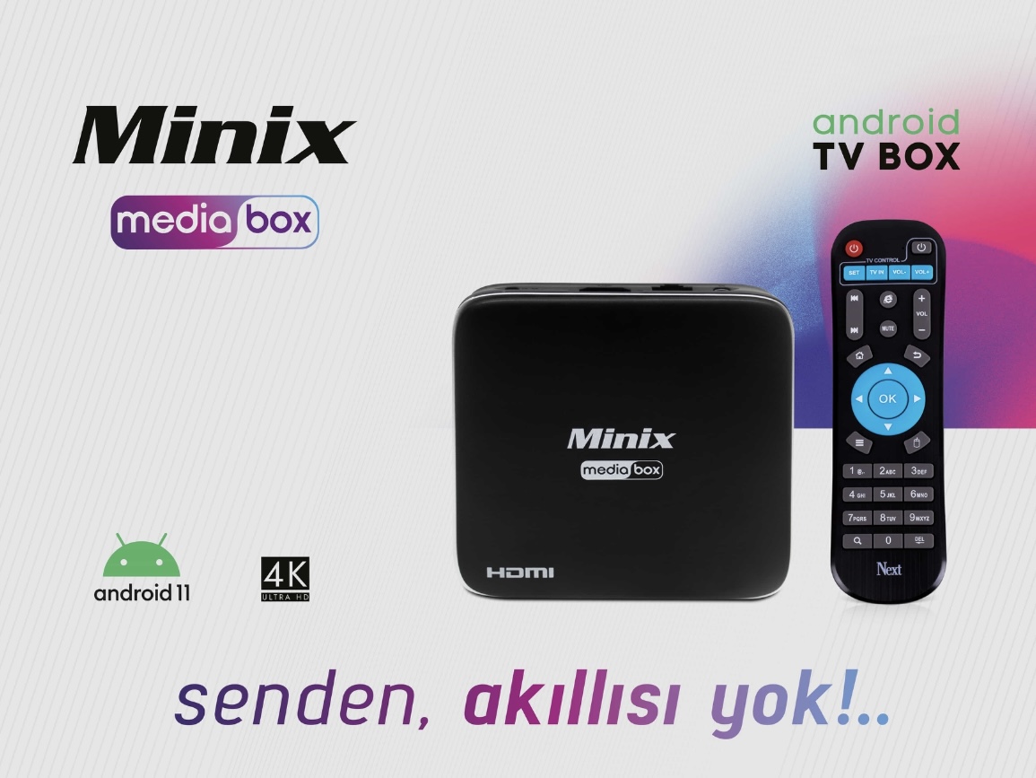 Next Minix Media Box 4K 2 Ram-16 GB ANDROİD BOX - Görsel 6