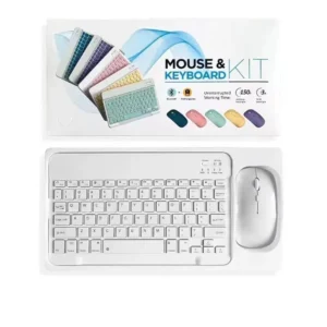 Bluetooth Klavye Mouse Set Renkli Tablet PC Uyumlu