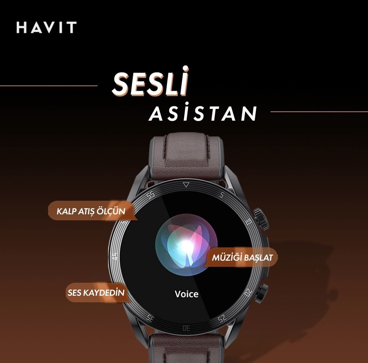 HAVİT M9030 PRO SİYAH AKILLI SAAT - Görsel 10
