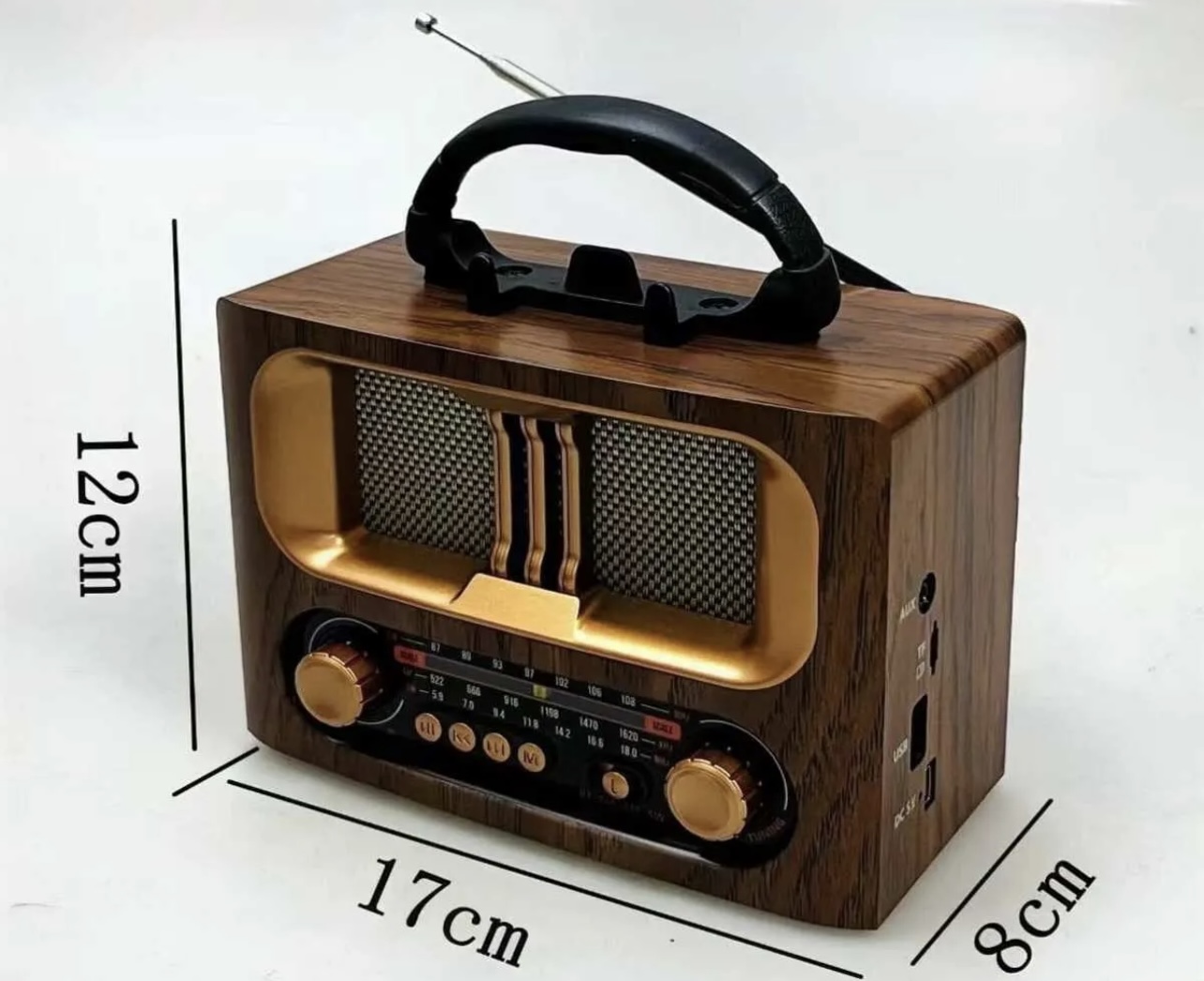 EVERTON RT-751 Nostaljik Müzik Çalar Radyo - Görsel 2