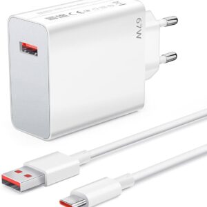 Xiaomi 67W Turbo Şarj Adaptörü ve 6A USB-C Kablosu