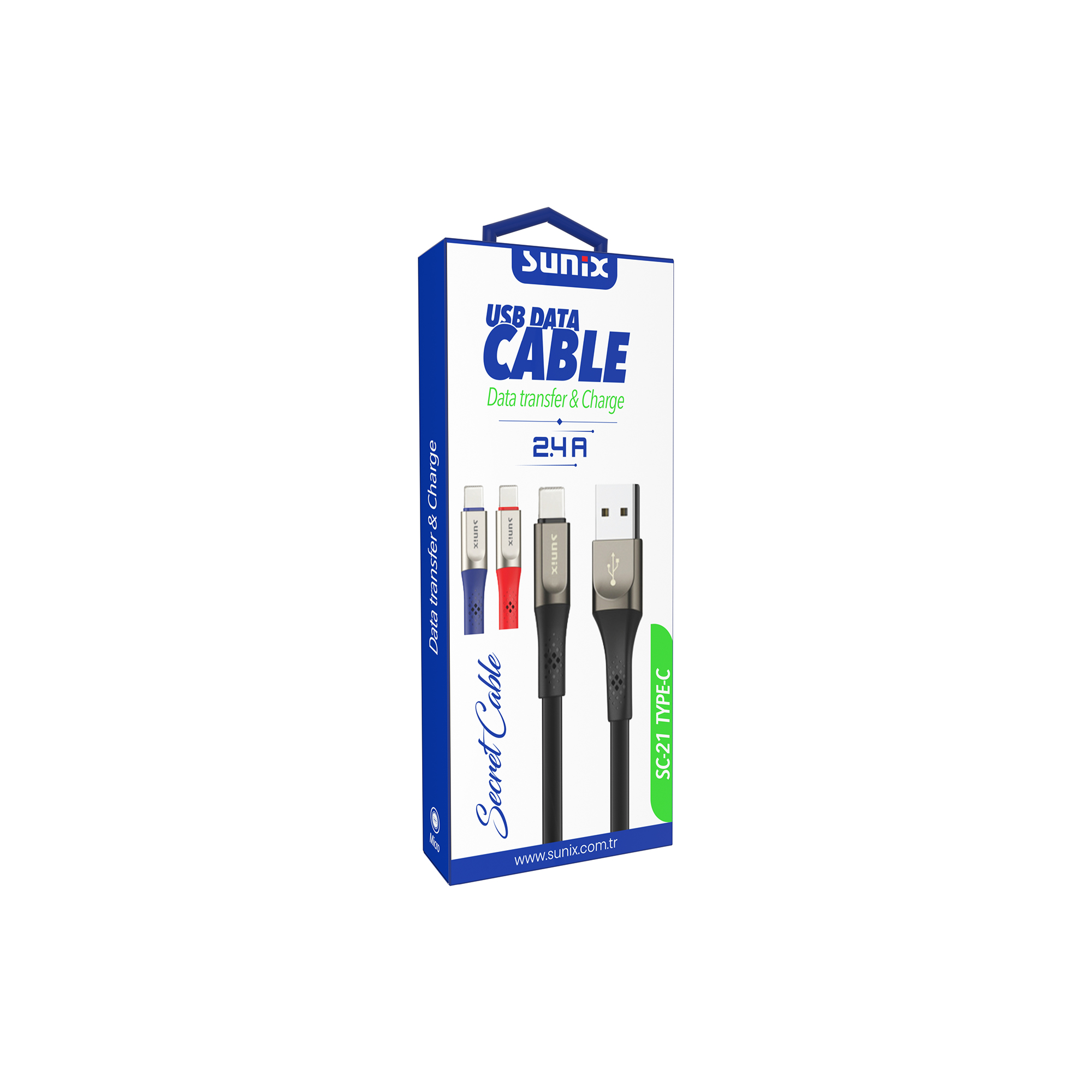 SUNİX SC-21 Secret Kablo - Type-C
