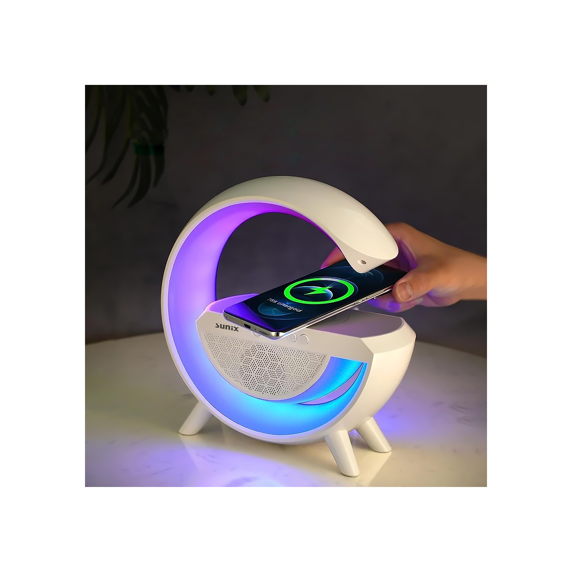 Sunix BTS-79 Manyetik Şarj Standlı Bluetooth Hoparlör - Görsel 3