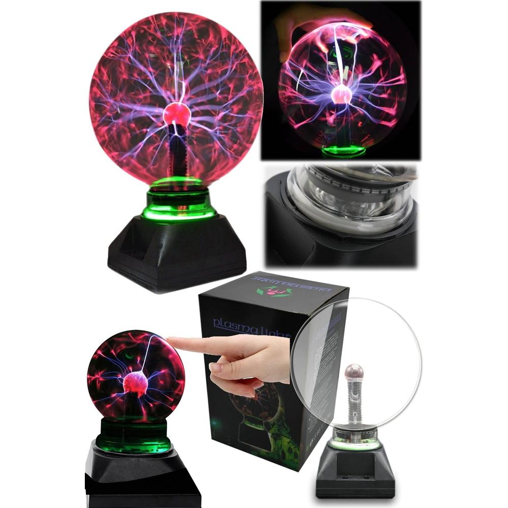 Sihirli Plazma Işık Küresi - Plasma Storm Lamp - Görsel 3