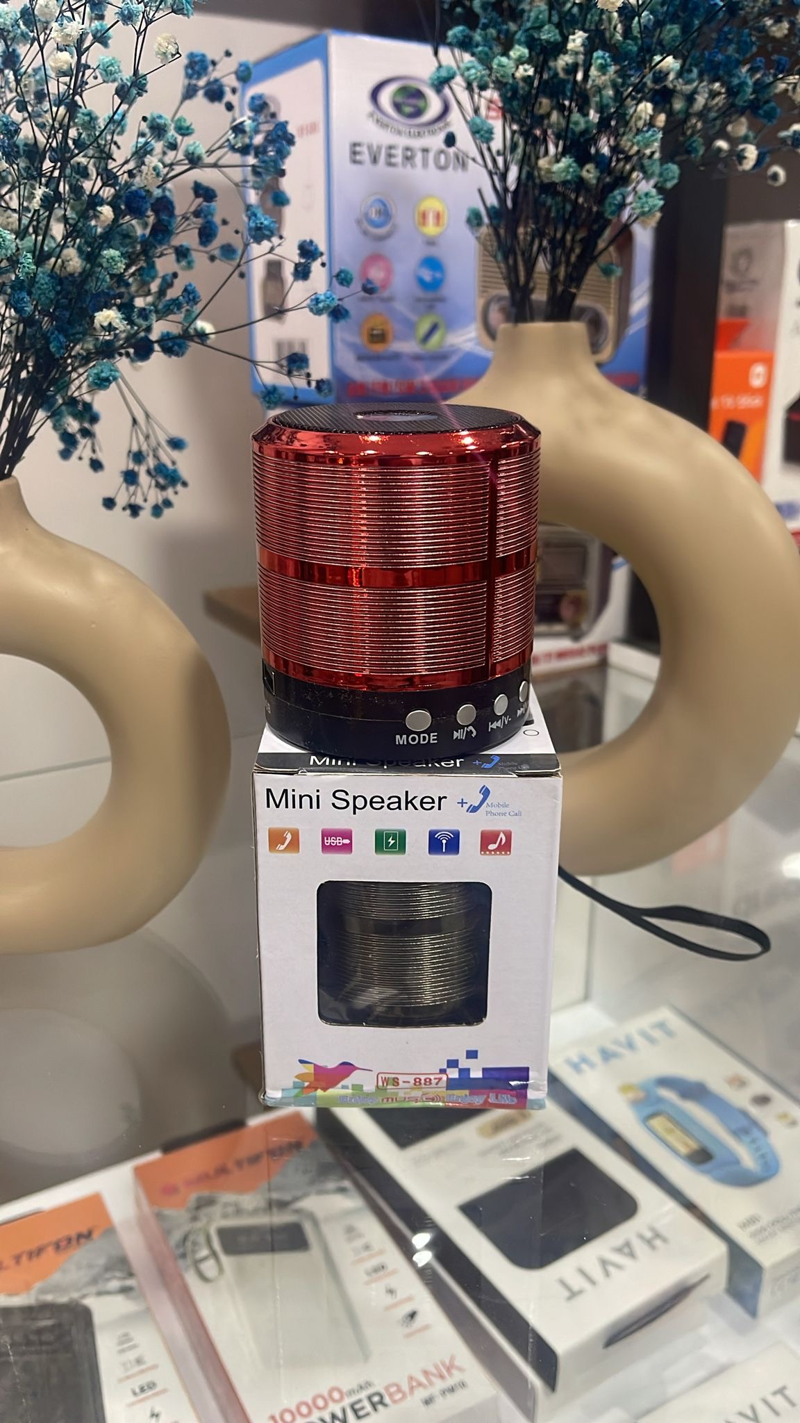 Ws-887 Mini Taşınabilir Bluetooth Dış Mekan Hoparlörü - Görsel 6