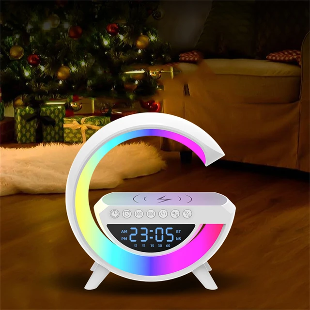 G Speaker Kablosuz Şarj RGB LED Işıkli - Görsel 3