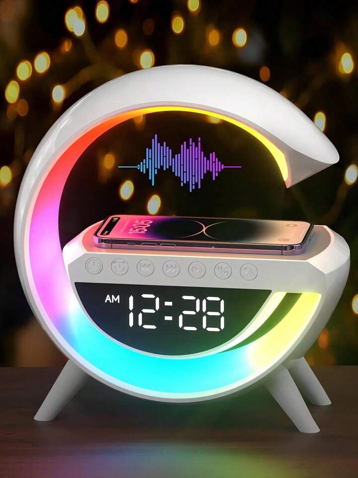 G Speaker Kablosuz Şarj RGB LED Işıkli - Görsel 13