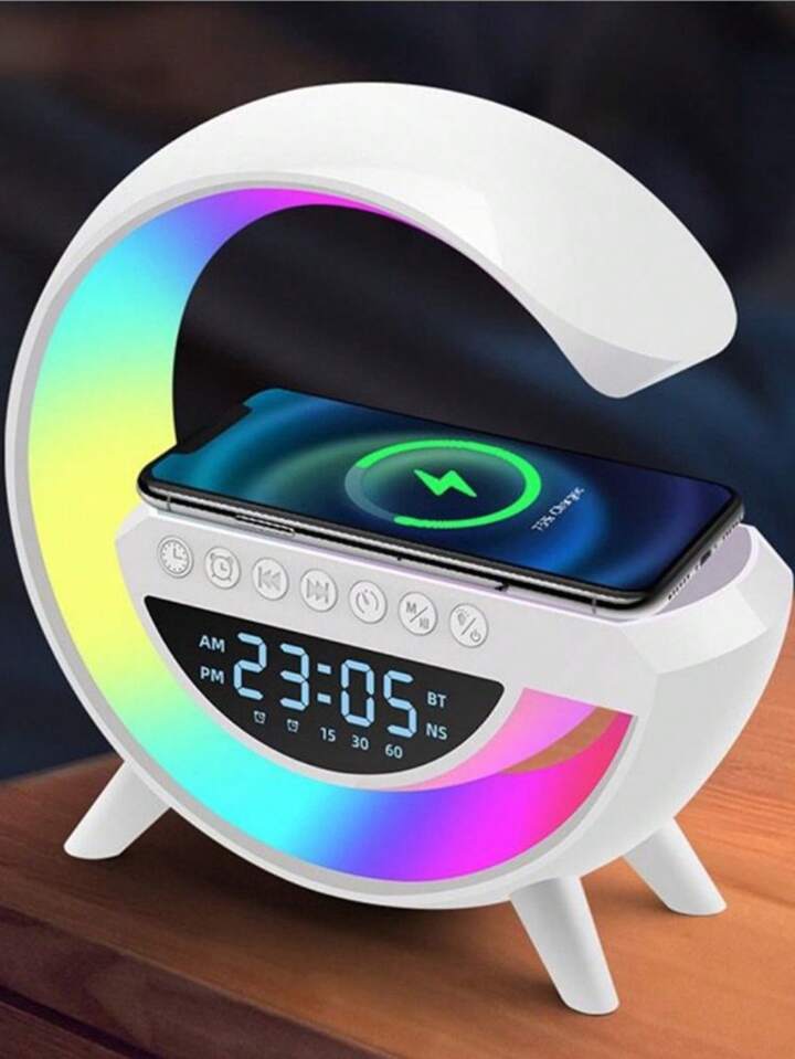 G Speaker Kablosuz Şarj RGB LED Işıkli - Görsel 14