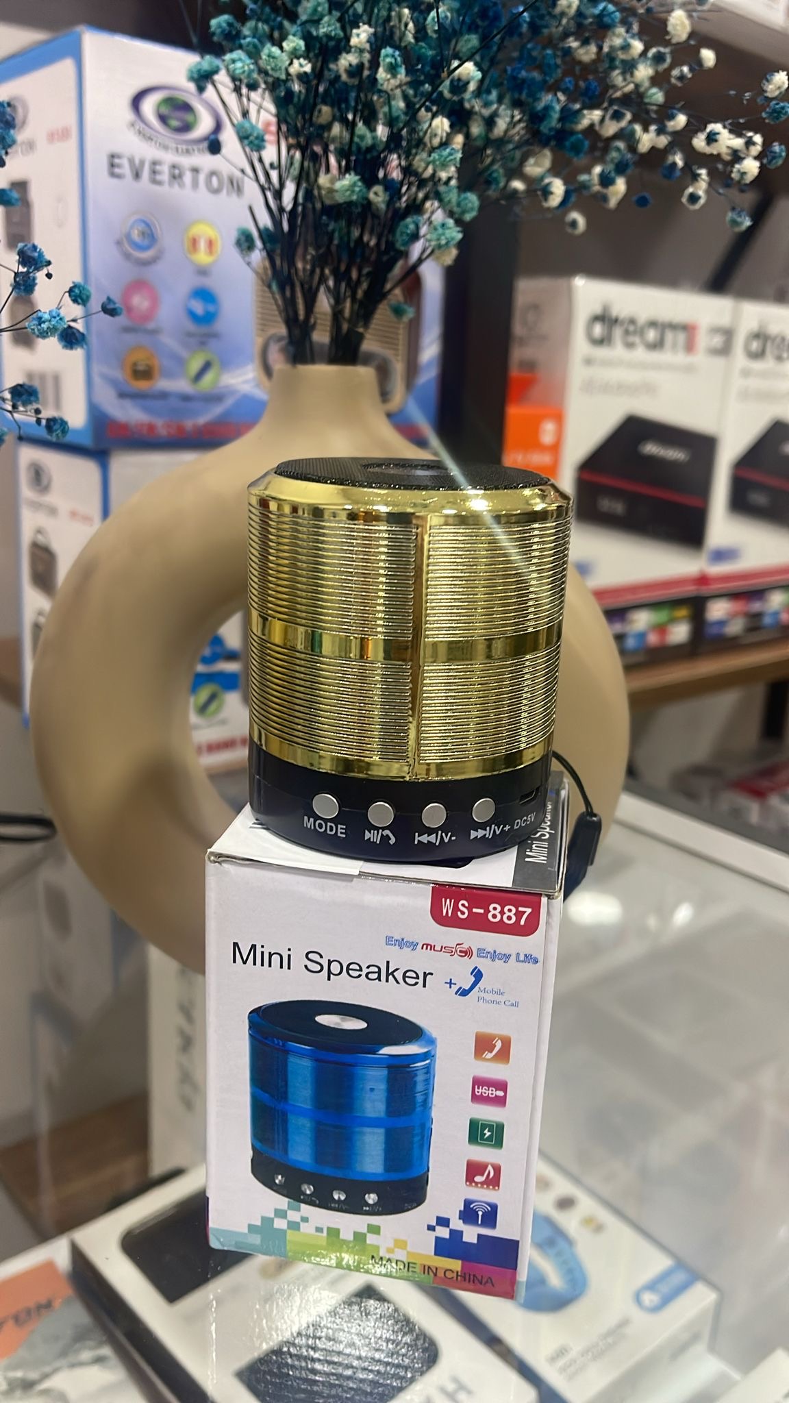 Ws-887 Mini Taşınabilir Bluetooth Dış Mekan Hoparlörü - Görsel 4