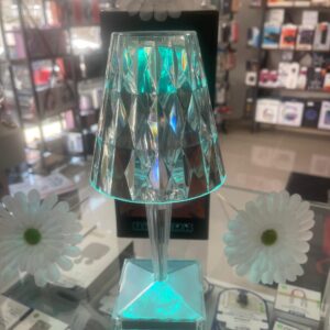 Kristal Masa Lambası USB Şarjlı Kumandalı ve Dokunmatik Lamba