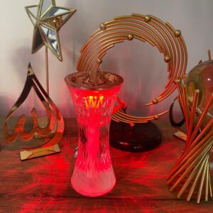 Hava Nemlendirici Buhar Makinesi Led Işıklı Kristal Lamba Dekoratif Ultrasonik Aroma Difüzörü 270ML