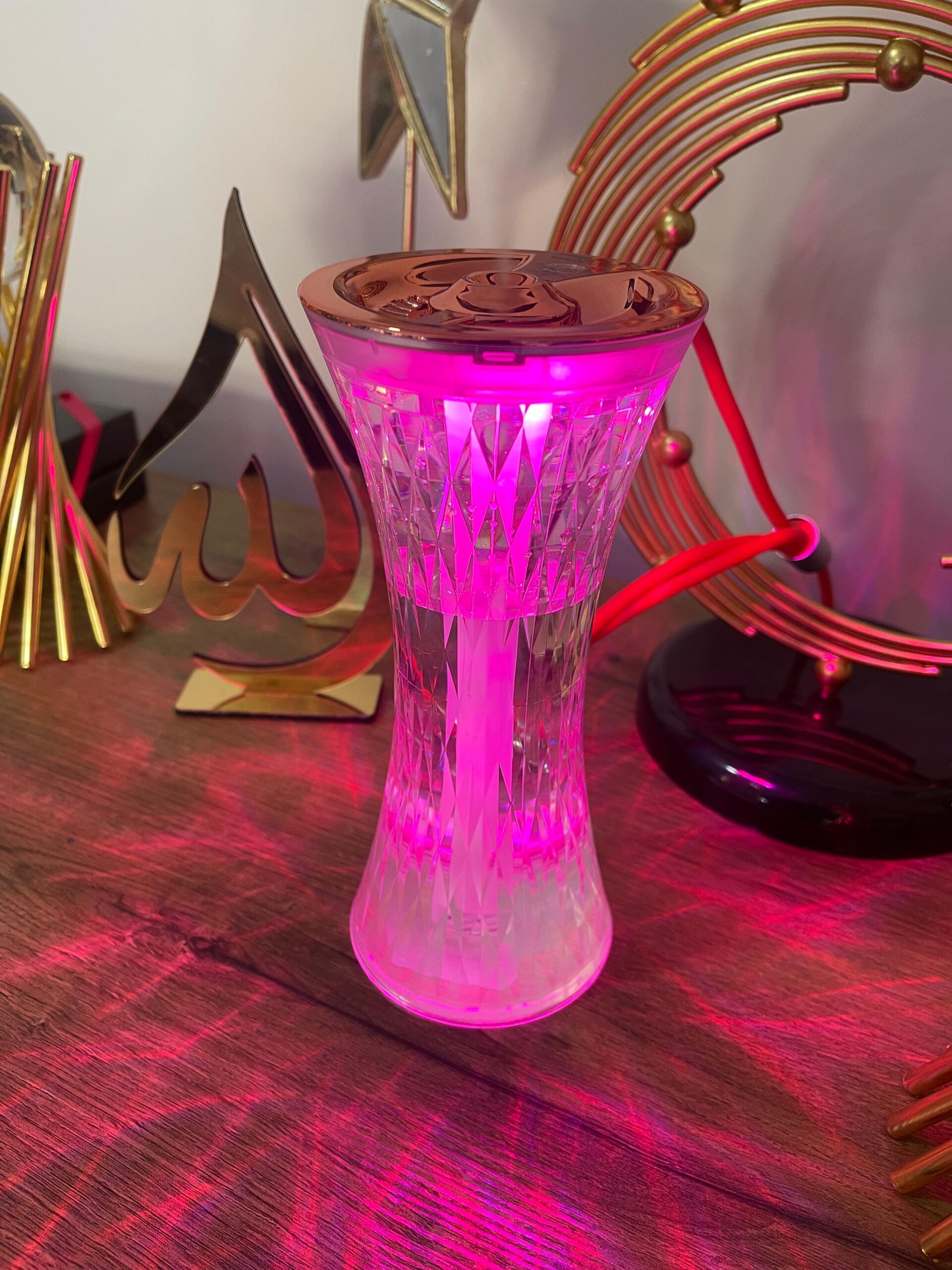 Hava Nemlendirici Buhar Makinesi Led Işıklı Kristal Lamba Dekoratif Ultrasonik Aroma Difüzörü 270ML - Görsel 2