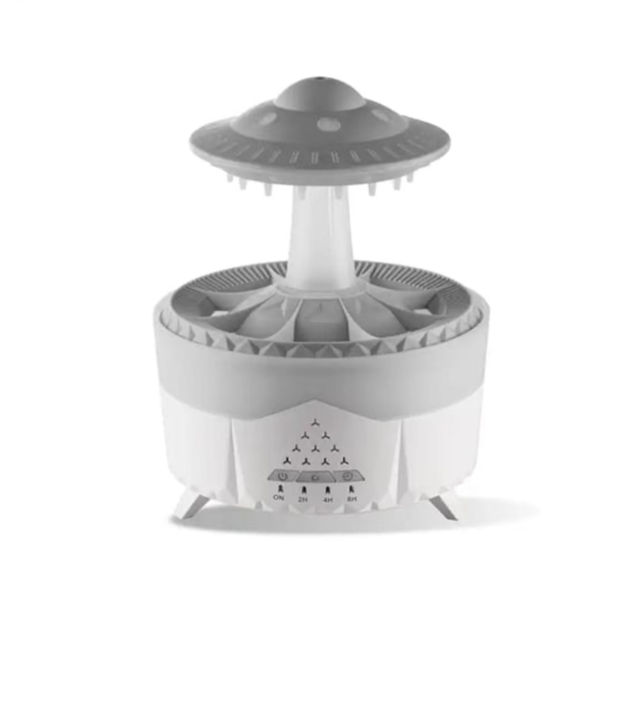 Ultrasonik 350 Ml Hava Nemlendirici Buhar Makinesi Led Işıklı Aroma Difüzörü Kumandalı - Görsel 2