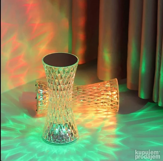 Hava Nemlendirici Buhar Makinesi Led Işıklı Kristal Lamba Dekoratif Ultrasonik Aroma Difüzörü 270ML - Görsel 9
