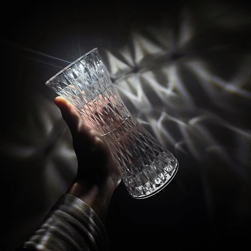 Hava Nemlendirici Buhar Makinesi Led Işıklı Kristal Lamba Dekoratif Ultrasonik Aroma Difüzörü 270ML - Görsel 10