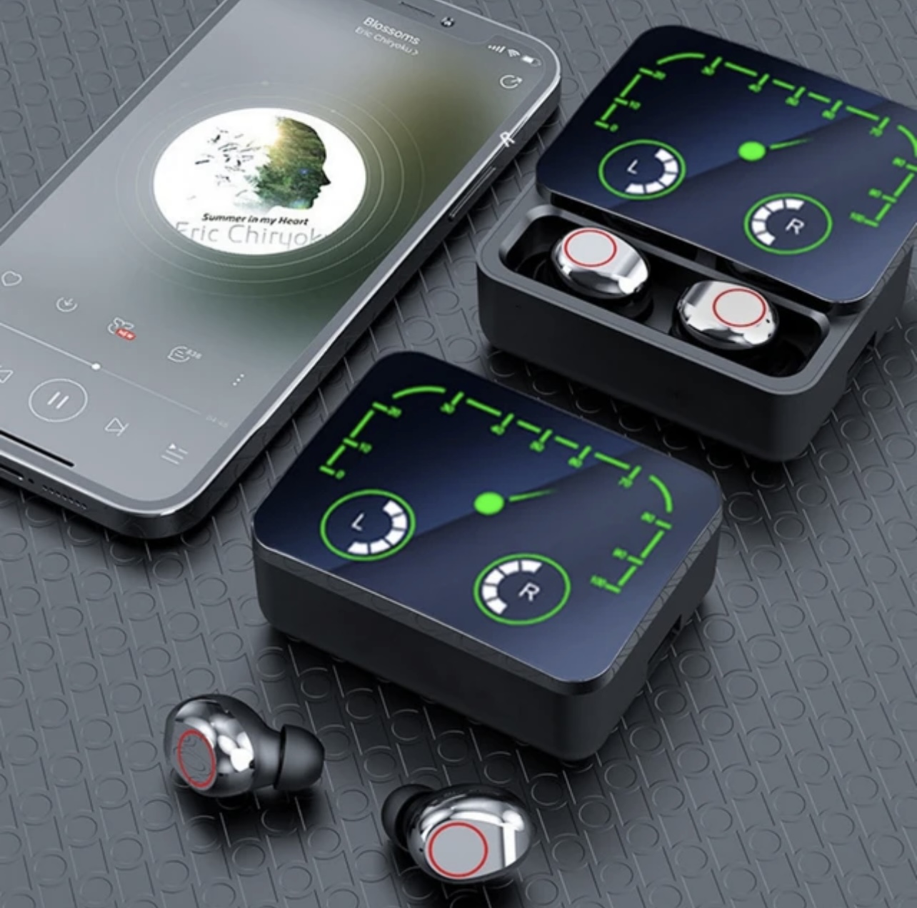 M90 Max Bluetooth Kulaklık Powerbankli Hız Göstergeli Mikrofonlu Kulak içi Oyuncu Rgb Stereo V5.3 - Görsel 4