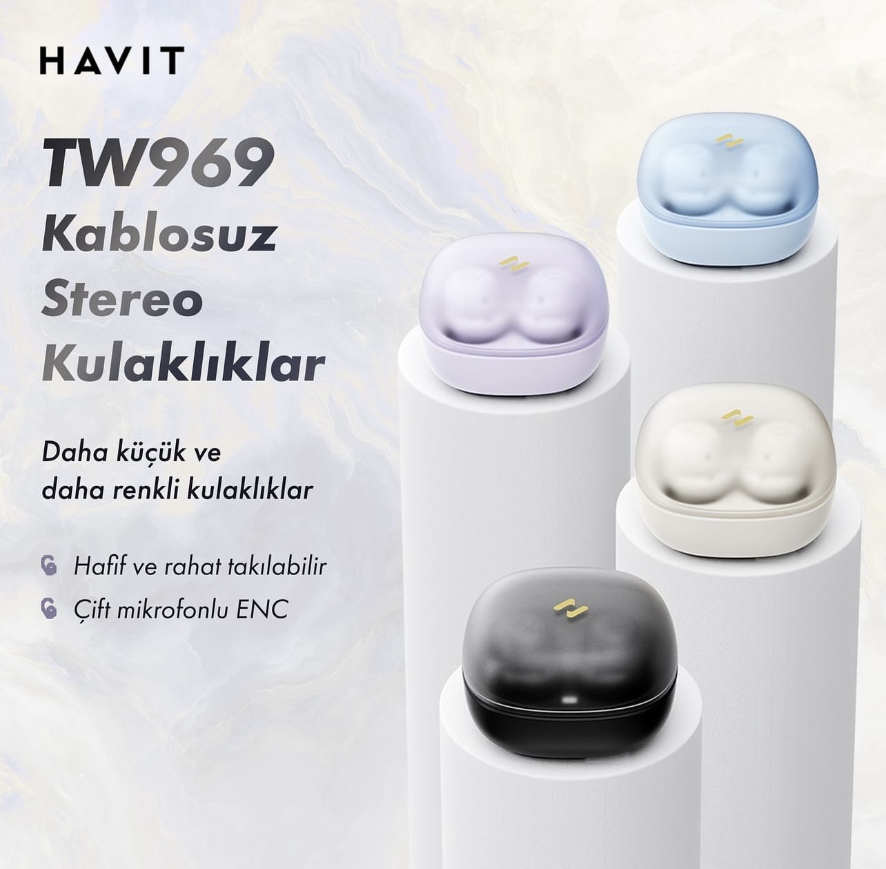 Havit TW969 TWS Bluetooth Kulaklık - Görsel 4