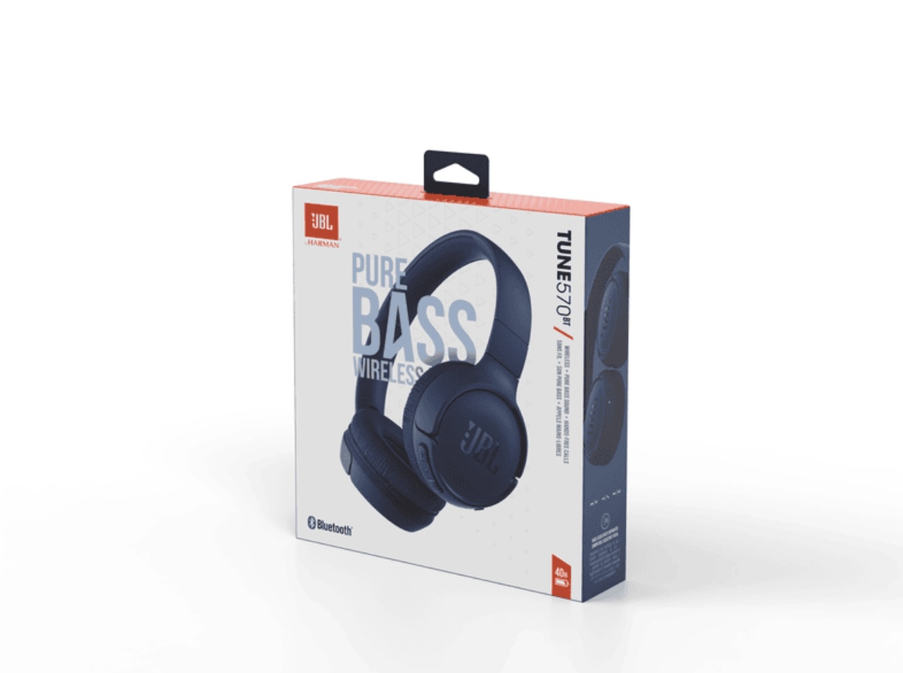 JBL Tune 570BT Bluetooth Kulak Üstü Kulaklık - MAVİ (ORJİNAL)