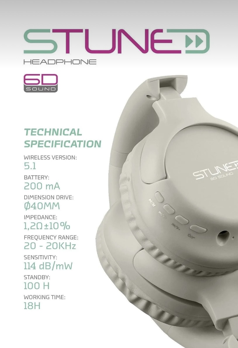 Powerway Stune Bluetooth Kulaklık - Görsel 6