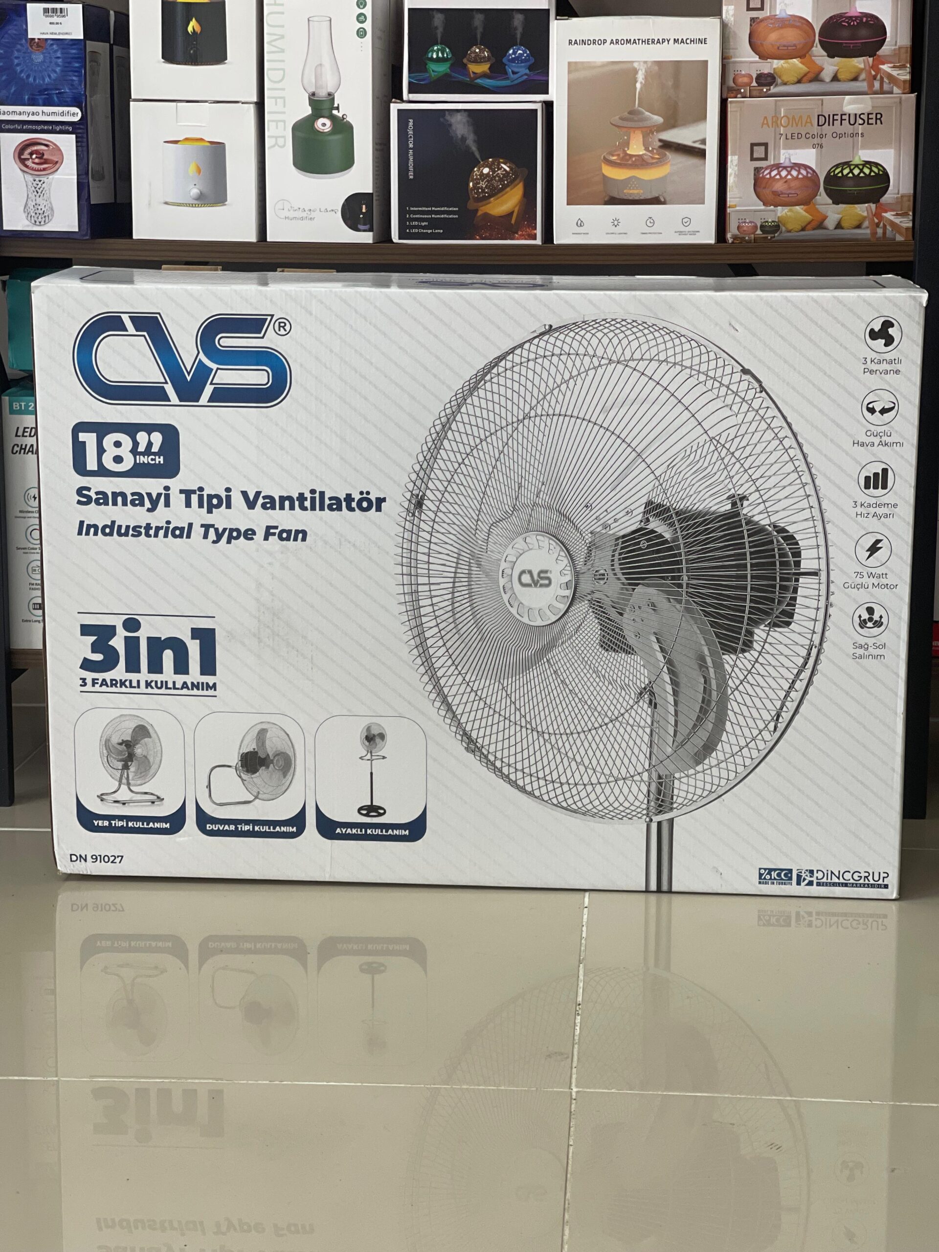 CVS (18 inç) Sanayi Tipi Vantilatör