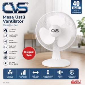 CVS DN 91020 Masa Üstü Vantilatör