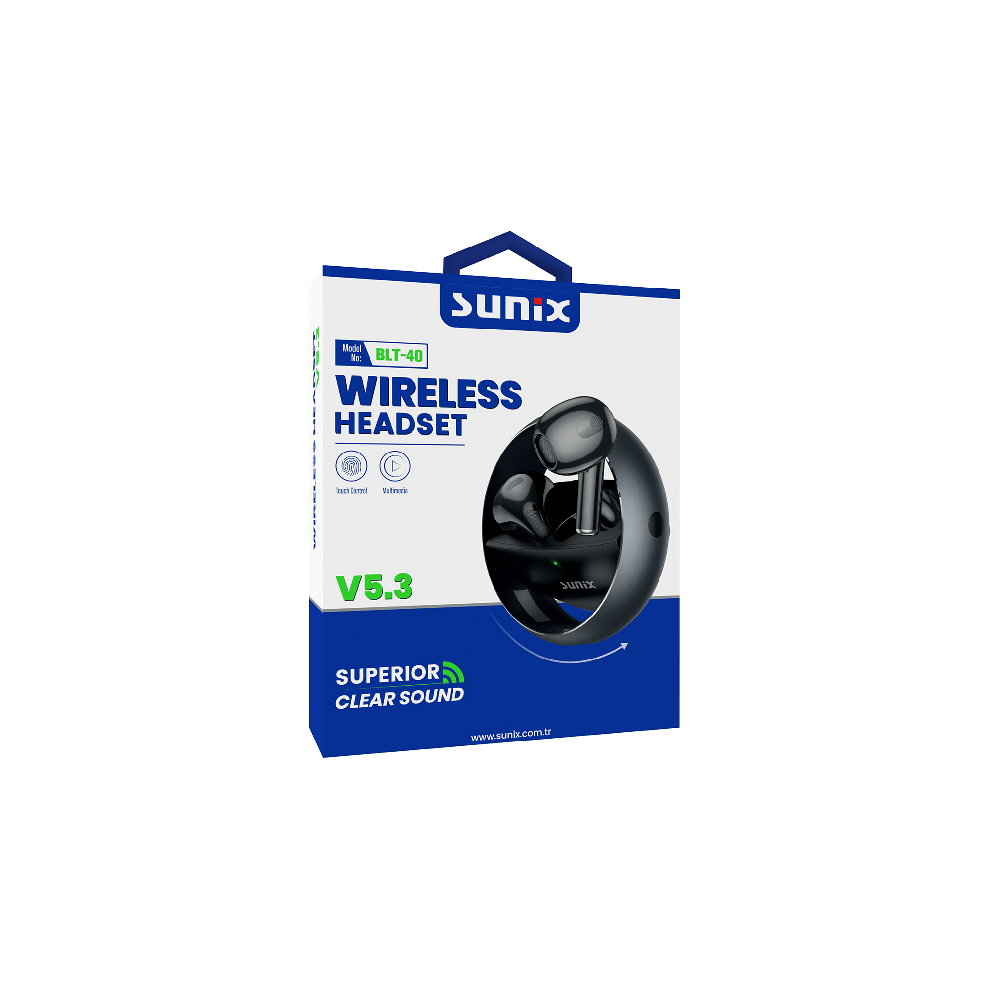 Sunix BLT-40 Bluetooth Kulaklık - Siyah