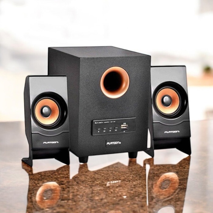 Platoon PL-4242 2+1 USB+TF CARD+FM Multimedia Ses Sistemi