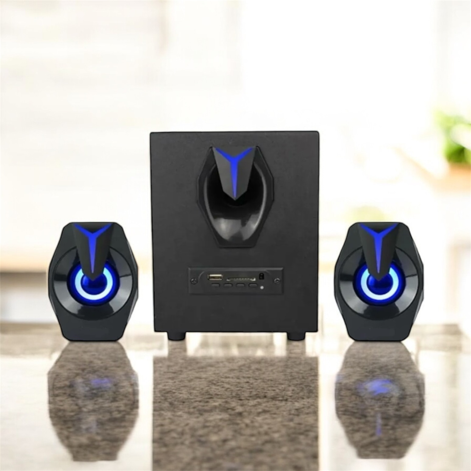 Carboon T12 2+1 USB Bilgisayar Bluetooth PC Hoparlörü - Görsel 9