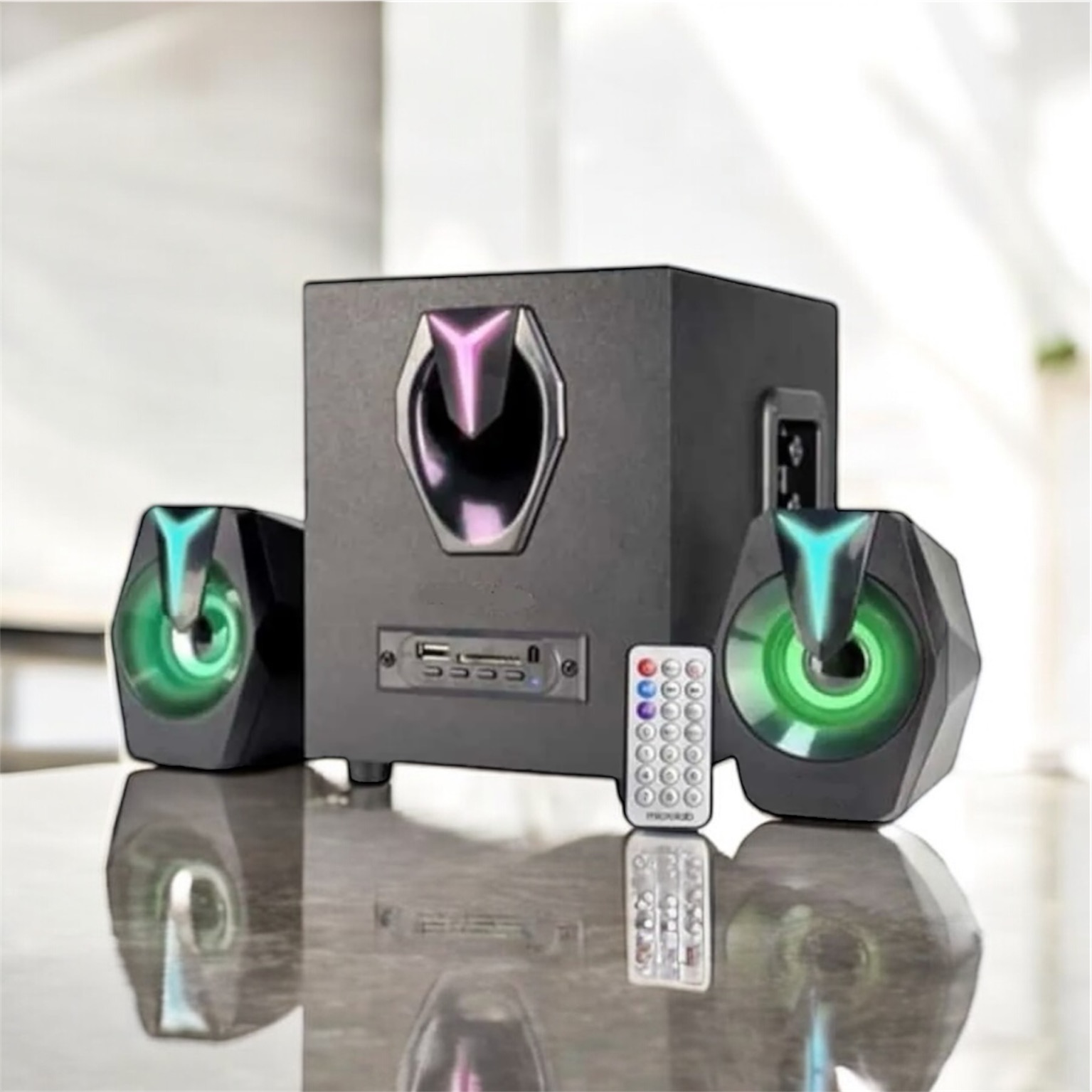 Carboon T12 2+1 USB Bilgisayar Bluetooth PC Hoparlörü - Görsel 12