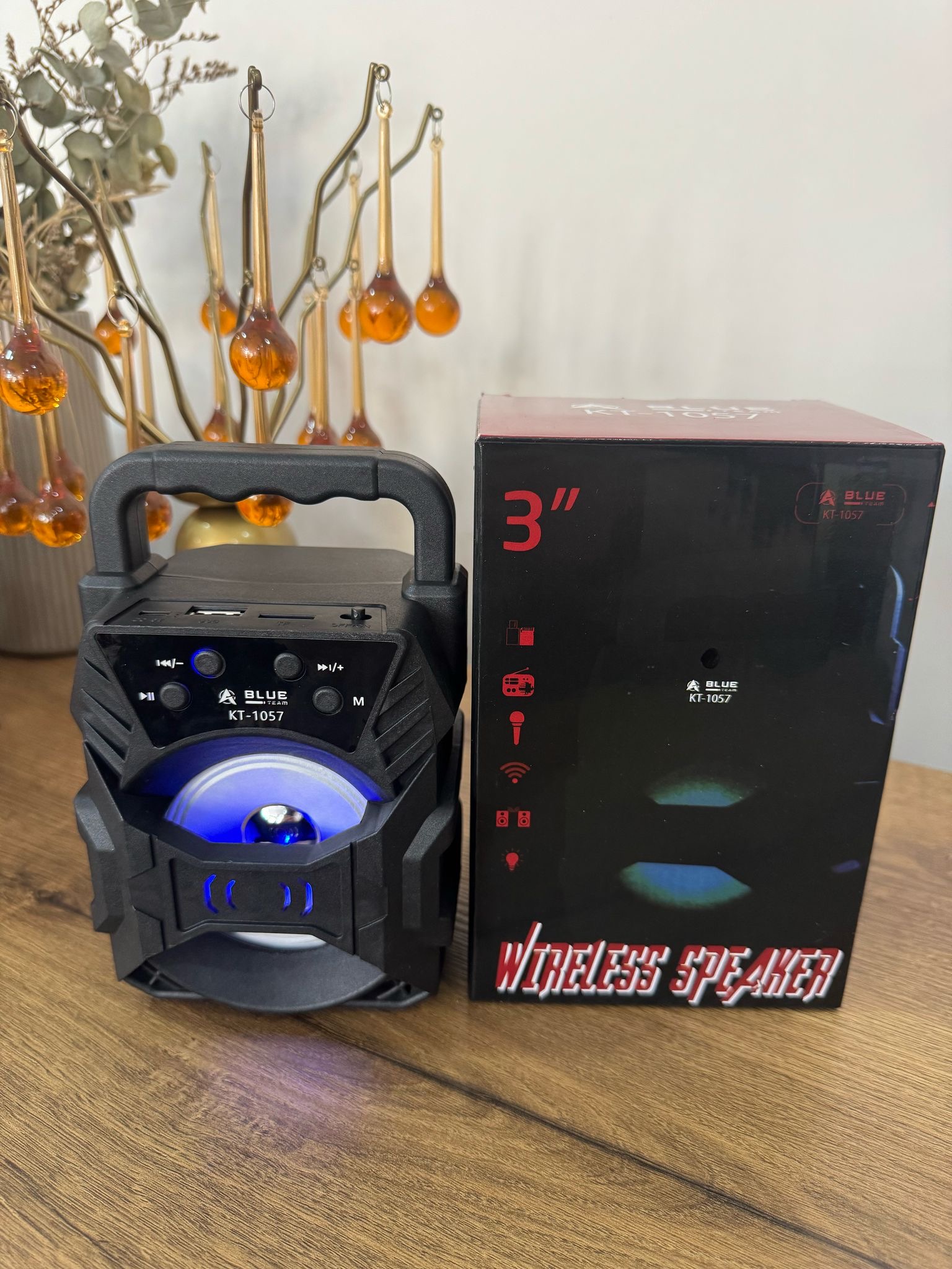 KT Wireless Speaker KT-1057 Kablosuz Hoparlör