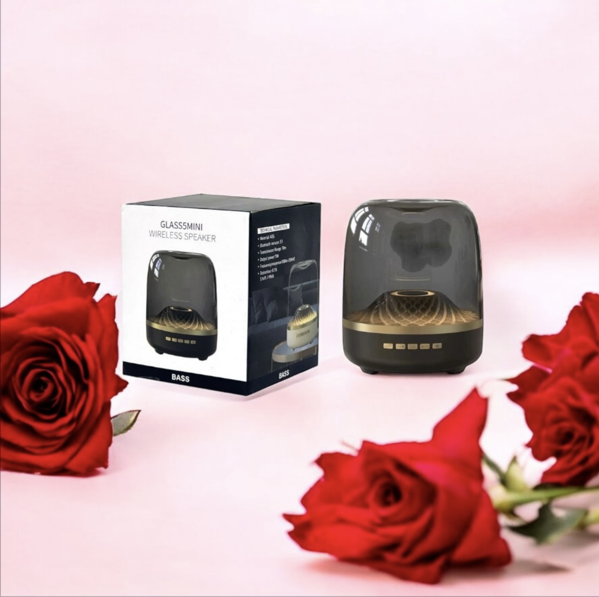 Taşınabilir Bluetooth Hoparlör Model GLASS 5 MINI - Görsel 2