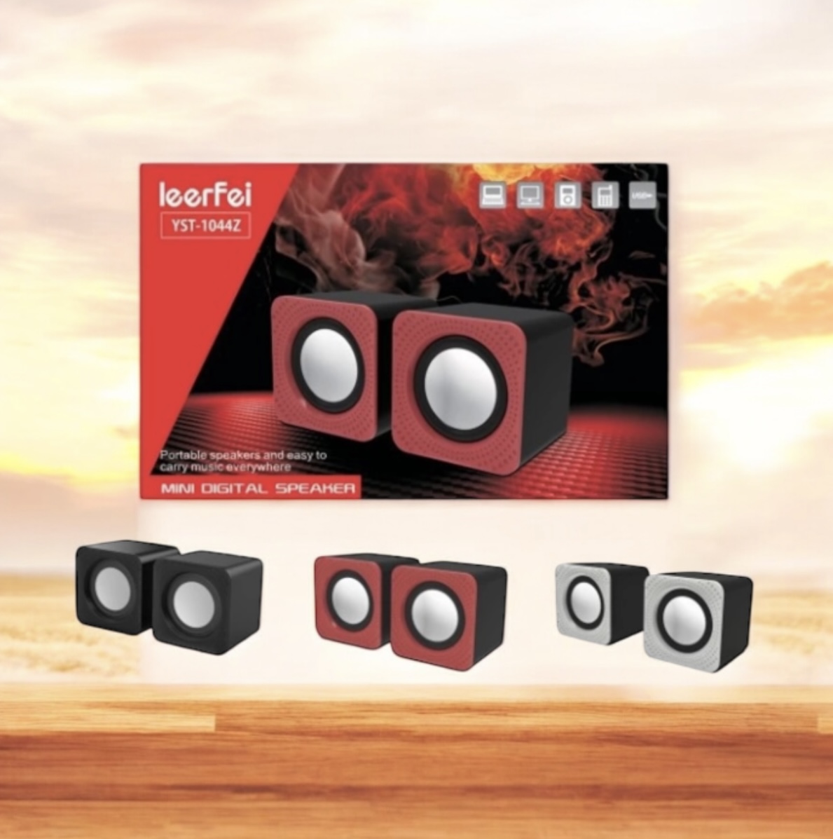 LEERFEİ YST-1044Z Mini Dijital Hoparlör - Görsel 7